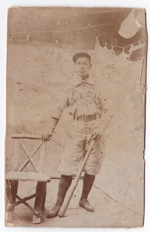 c 1890’s Baseball Team Cabinet Photo w/ Native American Player