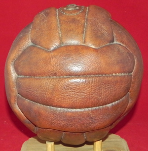 1910-1920  World Cup Antique style laced leather  soccer ball Legendary
